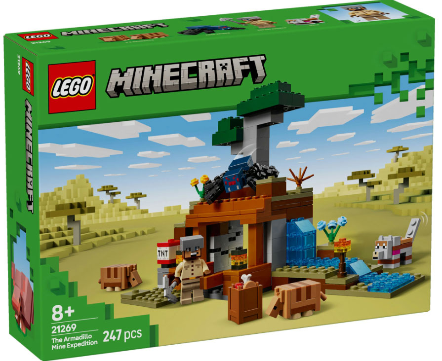 LEGO Minecraft Spedizione nella Miniera dell'Armadillo 21269